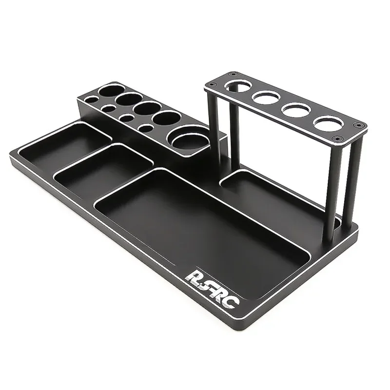 Rc Hobby Work Mat - アルミ合金車収納ラック,ドライバーツール,はさみ,ペンチ,ナイフホルダー,ソケット,モデル