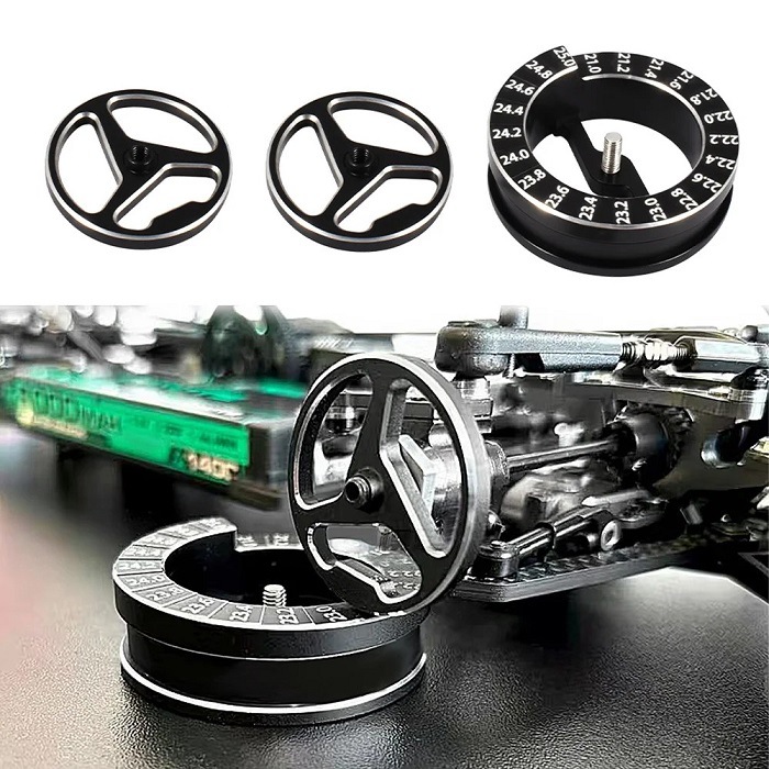 Rc Hobby Work Mat - 1/10 RCカー修理ツール用軸調整定規 - RCサークルドロップゲージストロークゲージ測定定規調整セット