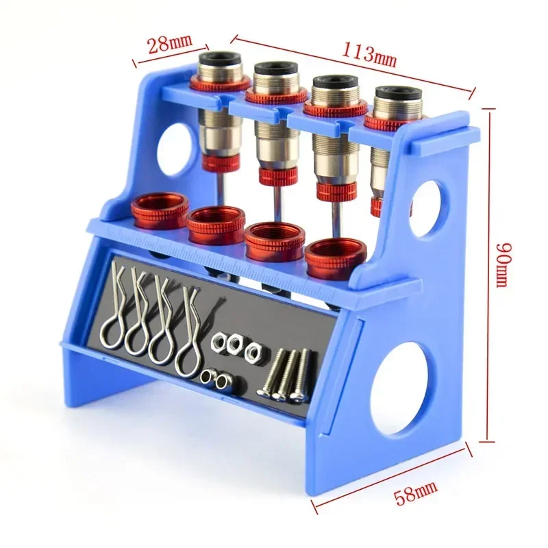 1 セット磁気ダンパースタンド京商 RC カーショックアブソ - Rc Hobby Work Mat のレビューと価格