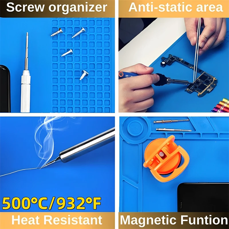 シリコーンはんだマット ESD 帯電防止断熱マザーボードエレ - Rc Hobby Work Mat のレビューと価格