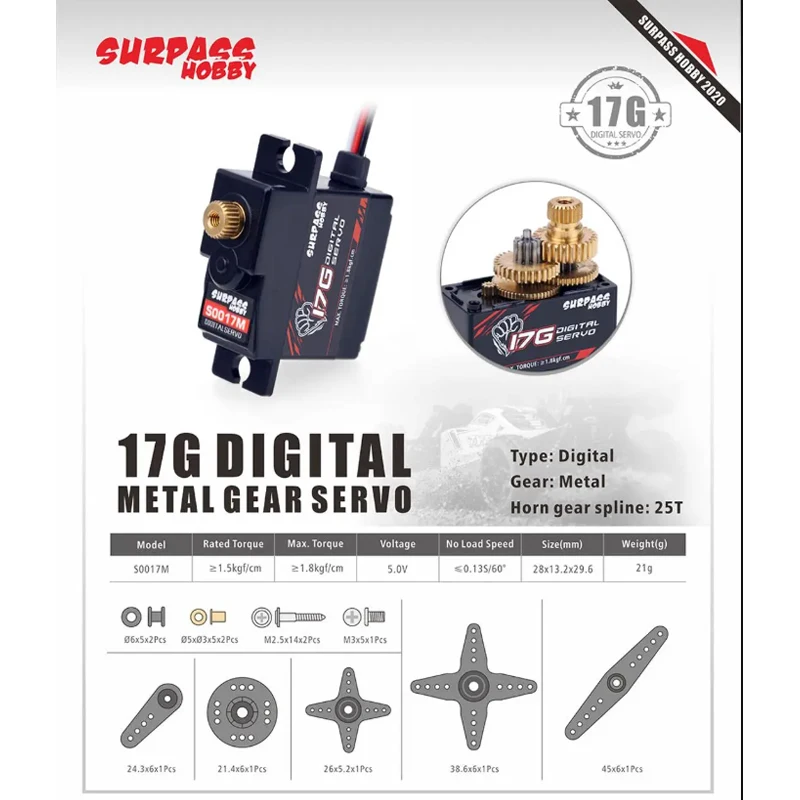 SURPASS Hobby S0017M 17g 高品質メタ - Hobby Quality Rc Cars のレビューと価格
